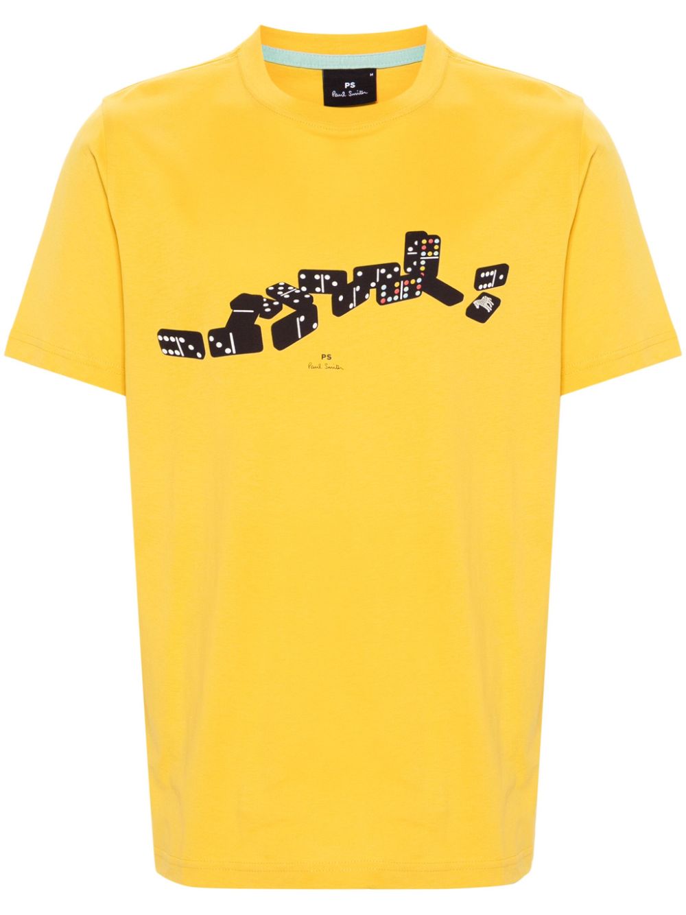 PS Paul Smith Dominoes-print cotton T-shirt - Yellow von PS Paul Smith