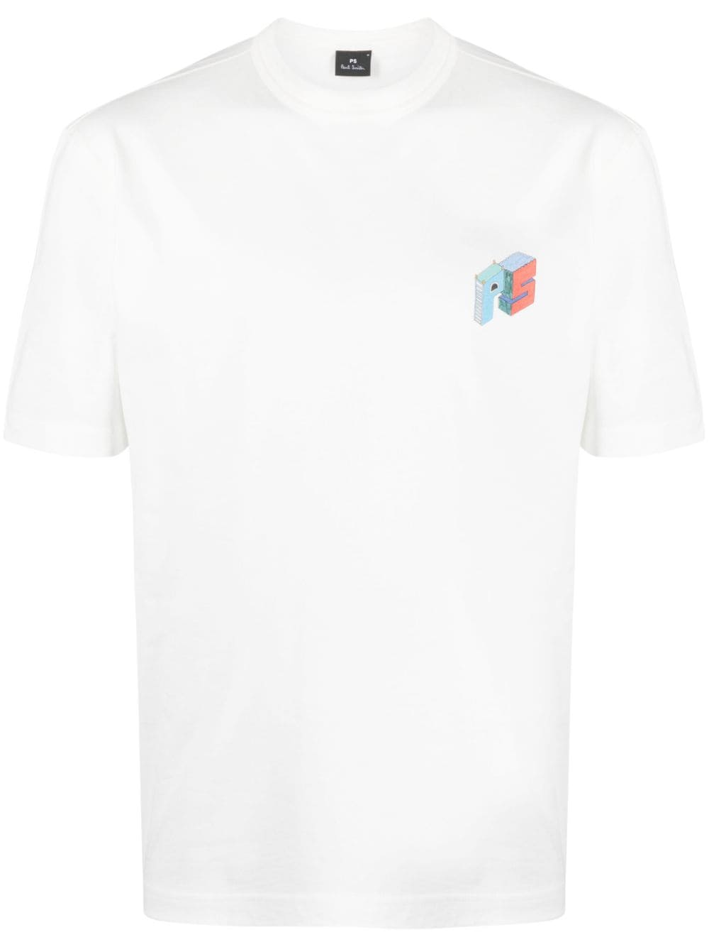 PS Paul Smith Jack's World cotton T-shirt - White von PS Paul Smith