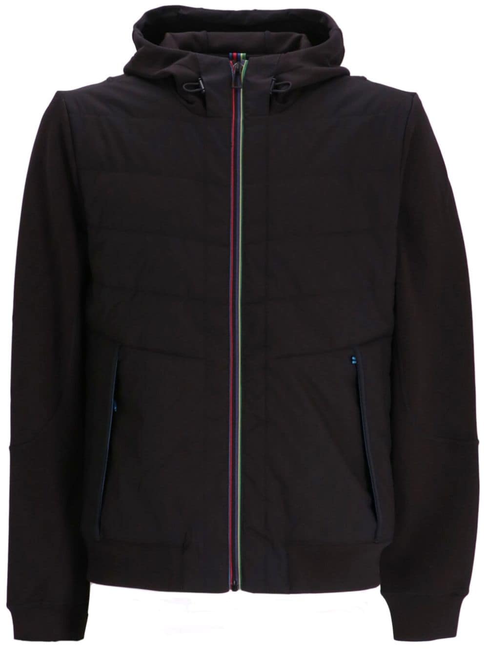 PS Paul Smith Mixed Media hooded jacket - Black von PS Paul Smith