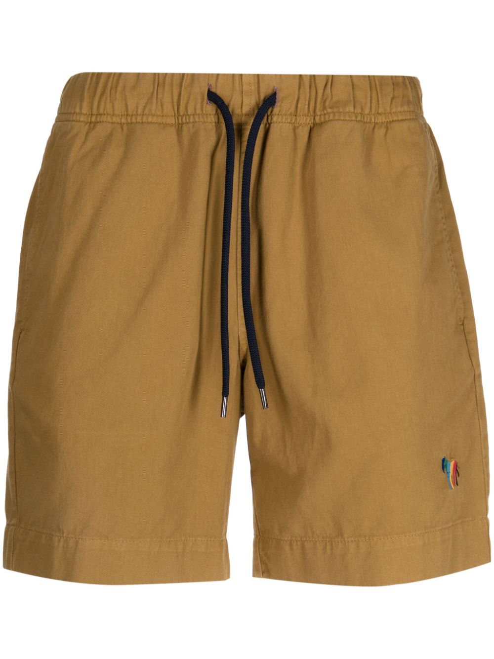 PS Paul Smith Zebra-motif cotton shorts - Brown von PS Paul Smith