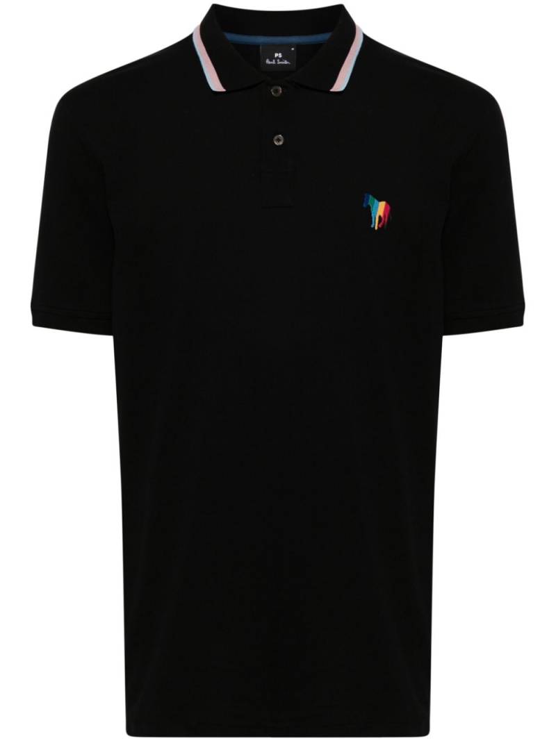 PS Paul Smith Zebra-motif polo shirt - Black von PS Paul Smith