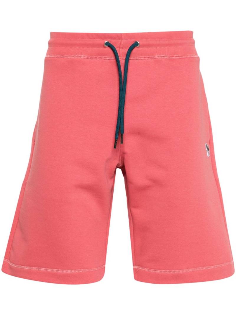 PS Paul Smith Zebra-patch cotton shorts - Pink von PS Paul Smith