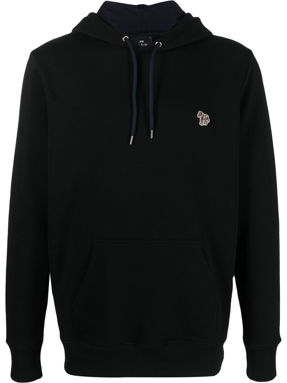 PS Paul Smith Zebra-patch pullover hoodie - Black von PS Paul Smith