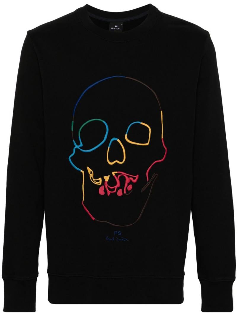 PS Paul Smith embroidered-motif organic cotton sweatshirt - Black von PS Paul Smith
