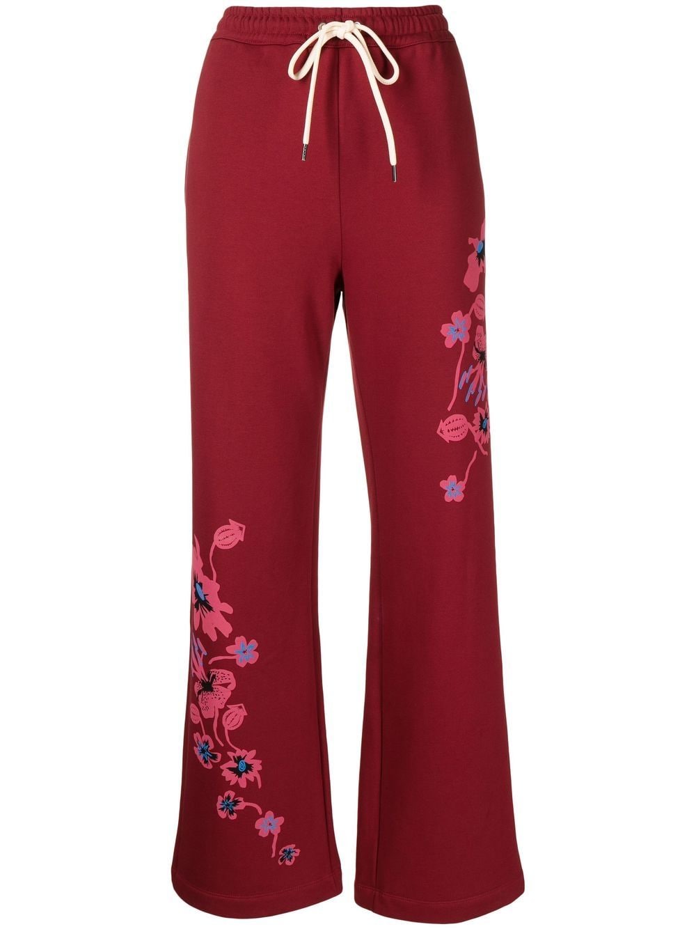 PS Paul Smith Poppies-print track pants - Red von PS Paul Smith
