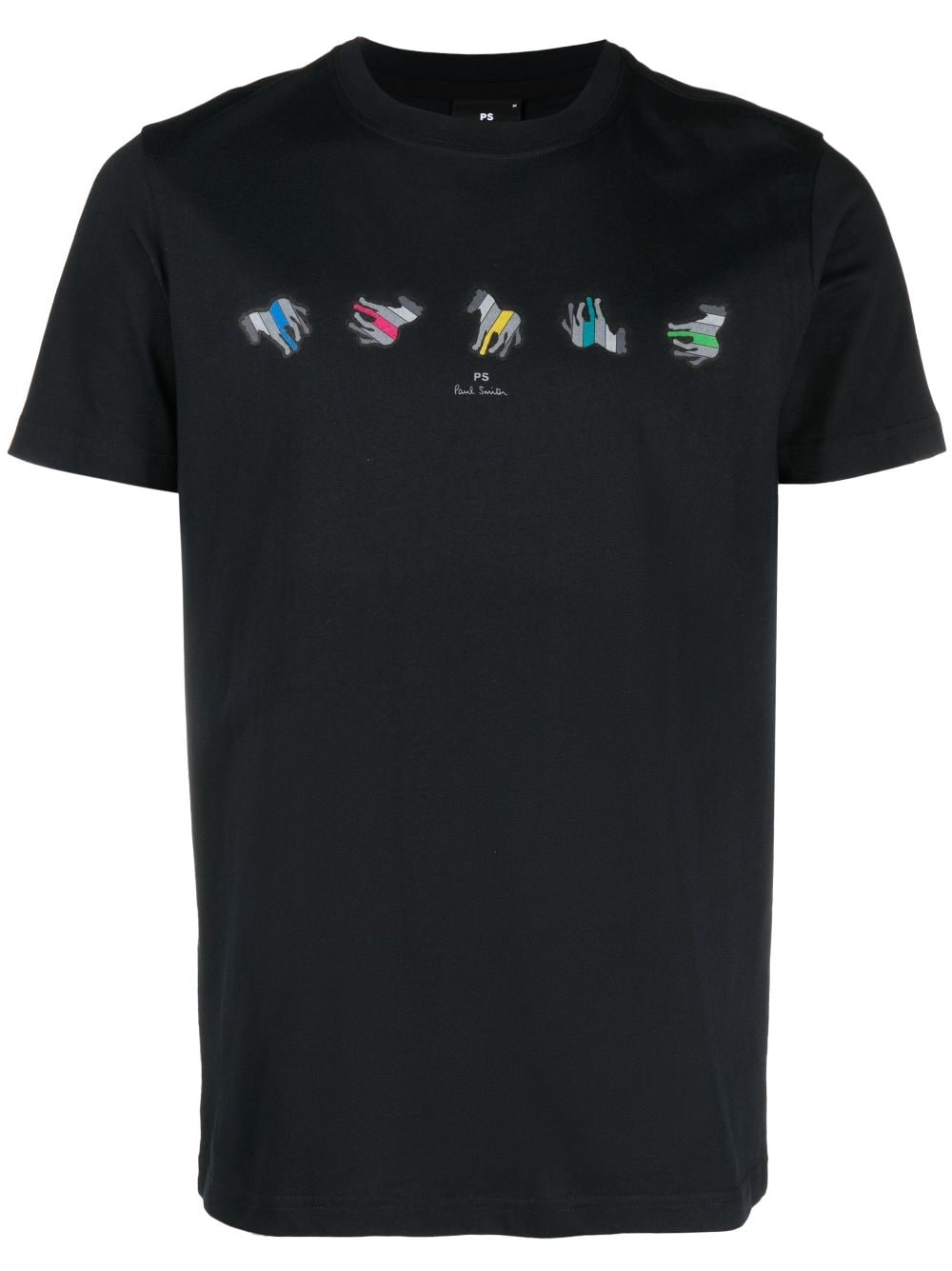 PS Paul Smith graphic-print organic cotton T-shirt - Blue von PS Paul Smith