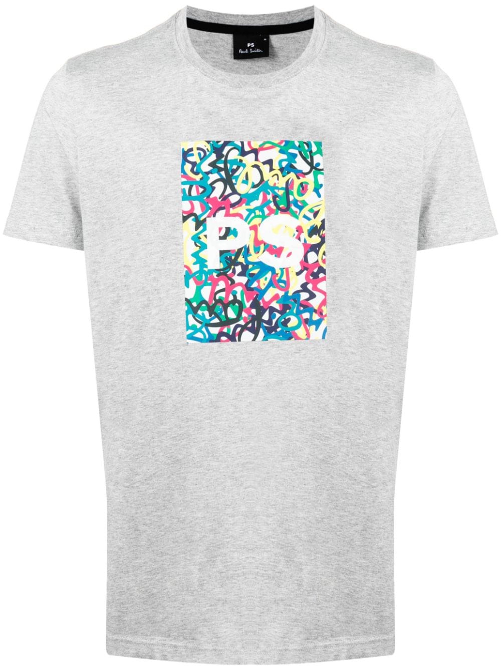 PS Paul Smith graphic-print short-sleeve T-shirt - Grey von PS Paul Smith