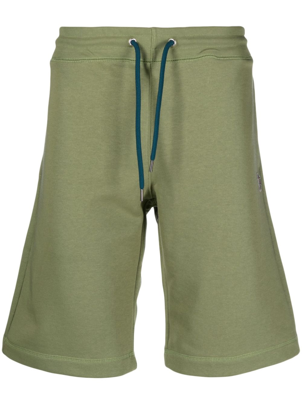 PS Paul Smith horse-embroidery organic-cotton shorts - Green von PS Paul Smith