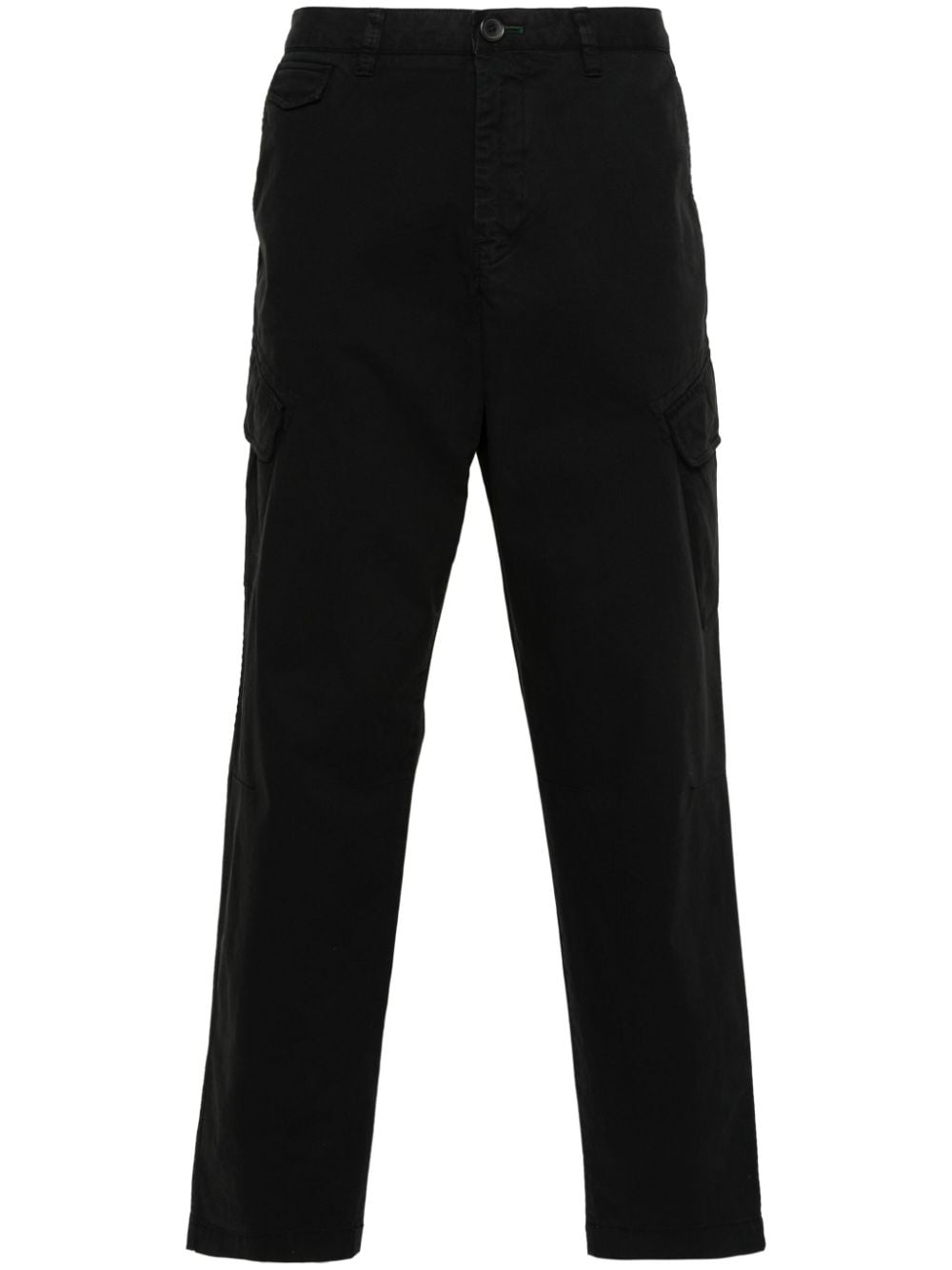 PS Paul Smith logo-embroidered straight-leg trousers - Black von PS Paul Smith