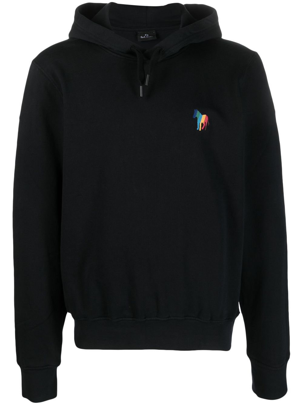 PS Paul Smith logo-print long-sleeve hoodie - Black von PS Paul Smith