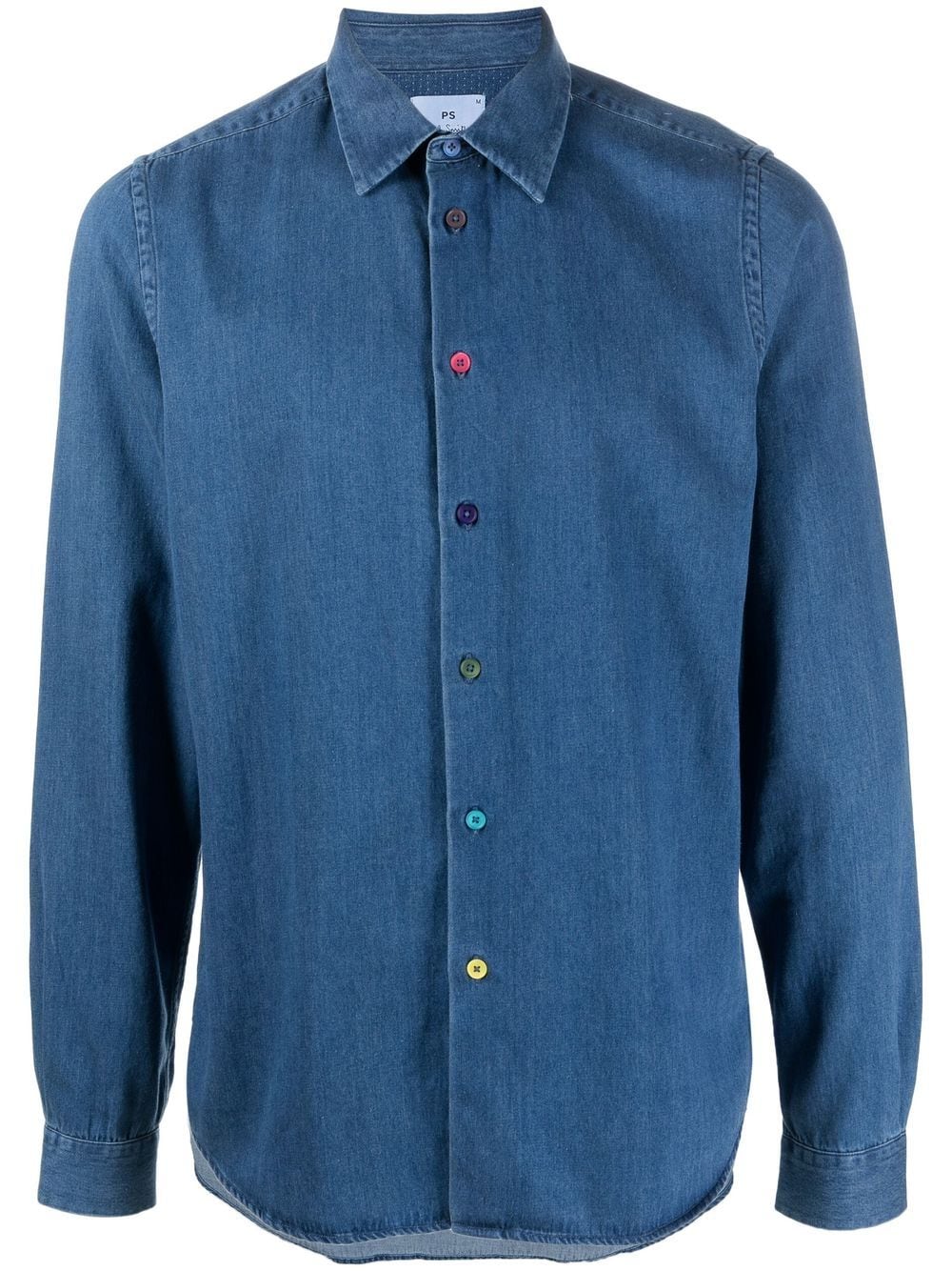 PS Paul Smith long-sleeve organic denim shirt - Blue von PS Paul Smith