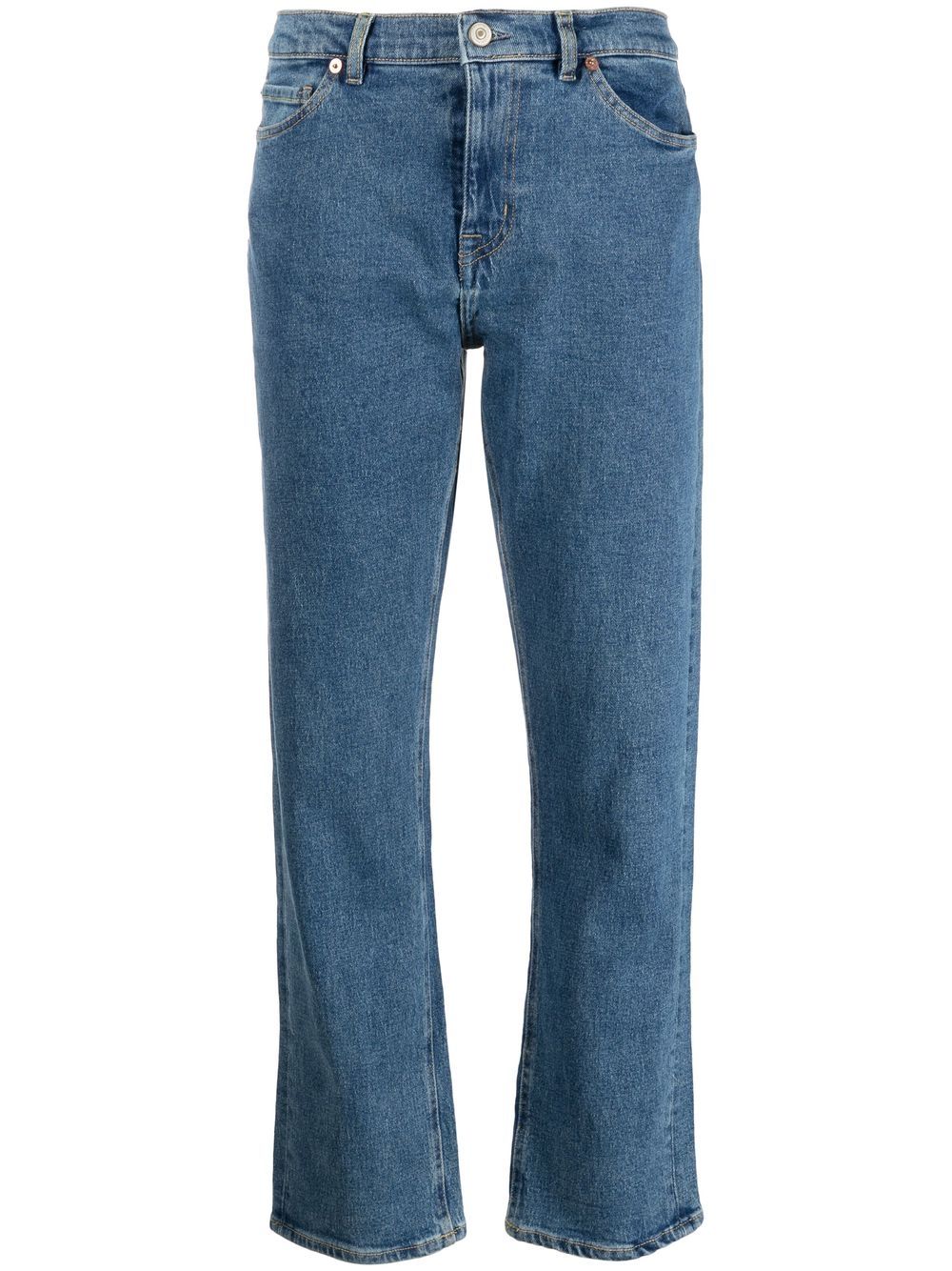 PS Paul Smith mid-rise cropped jeans - Blue von PS Paul Smith