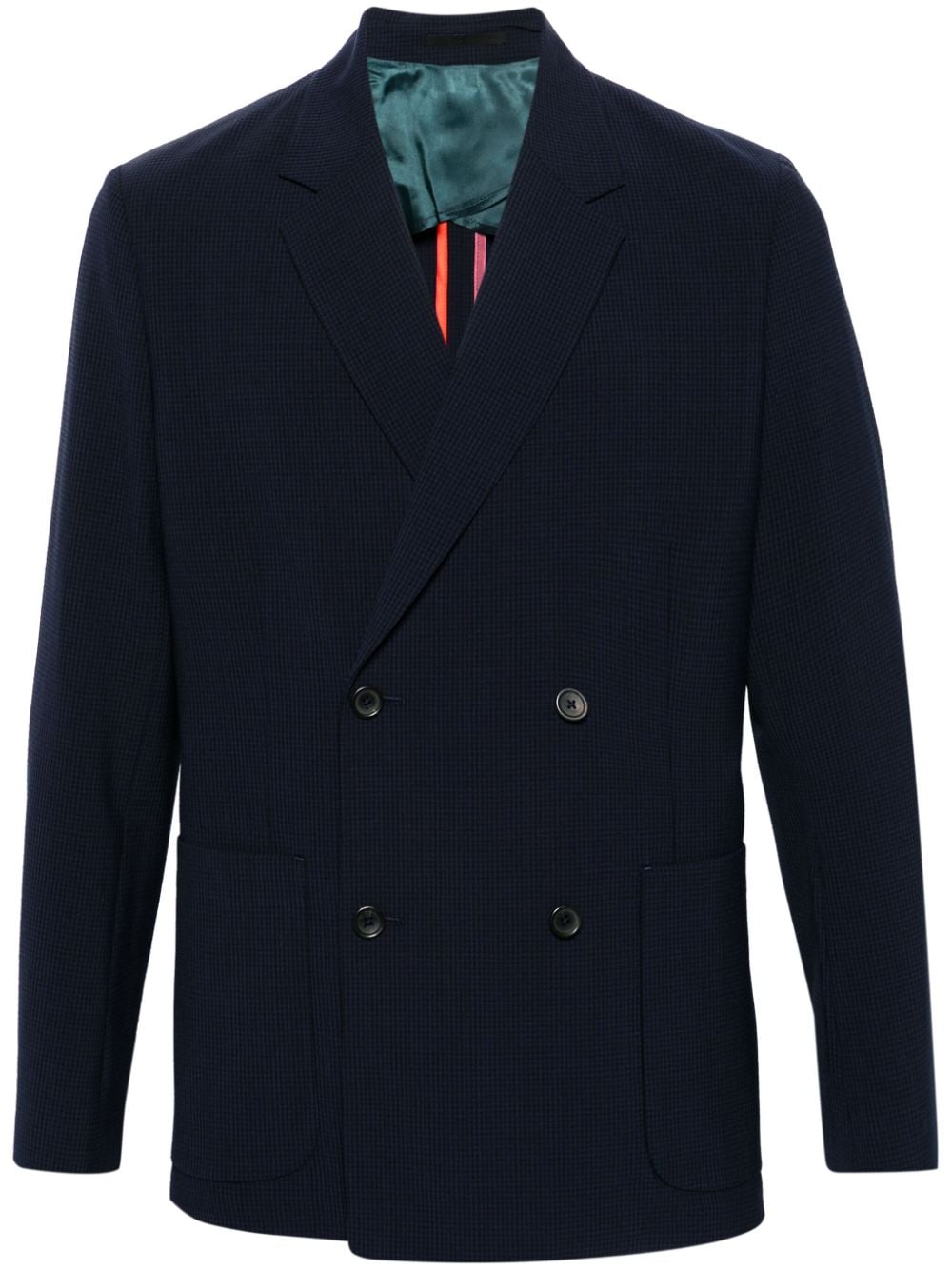 PS Paul Smith notched-lapels double-breasted blazer - Blue von PS Paul Smith