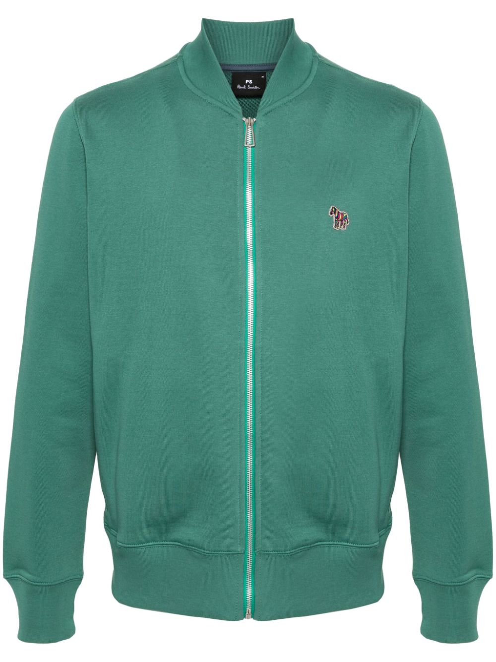 PS Paul Smith organic cotton zip-up sweatshirt - Green von PS Paul Smith