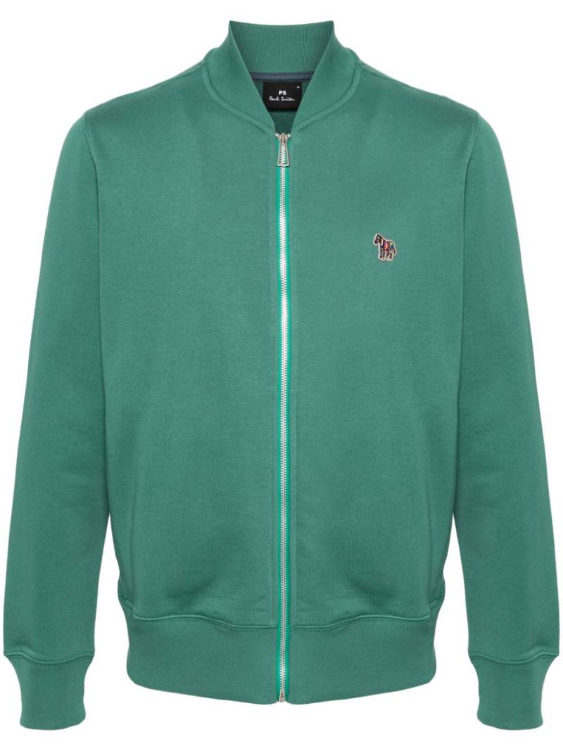 PS Paul Smith organic cotton zip-up sweatshirt - Green von PS Paul Smith
