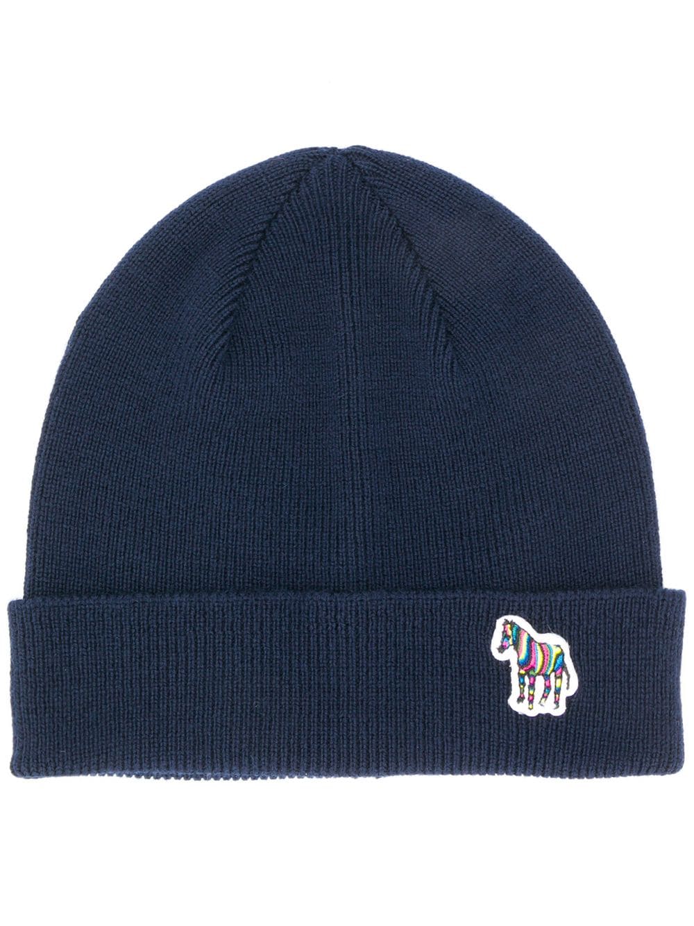PS Paul Smith ribbed knit beanie - Blue von PS Paul Smith