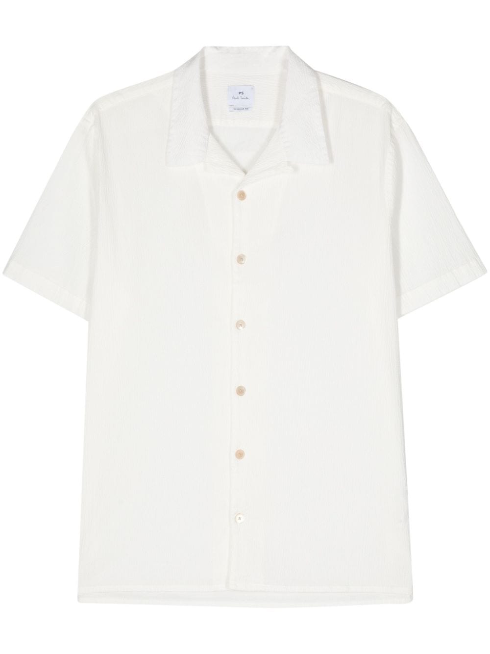 PS Paul Smith seersucker organic-cotton shirt - White von PS Paul Smith