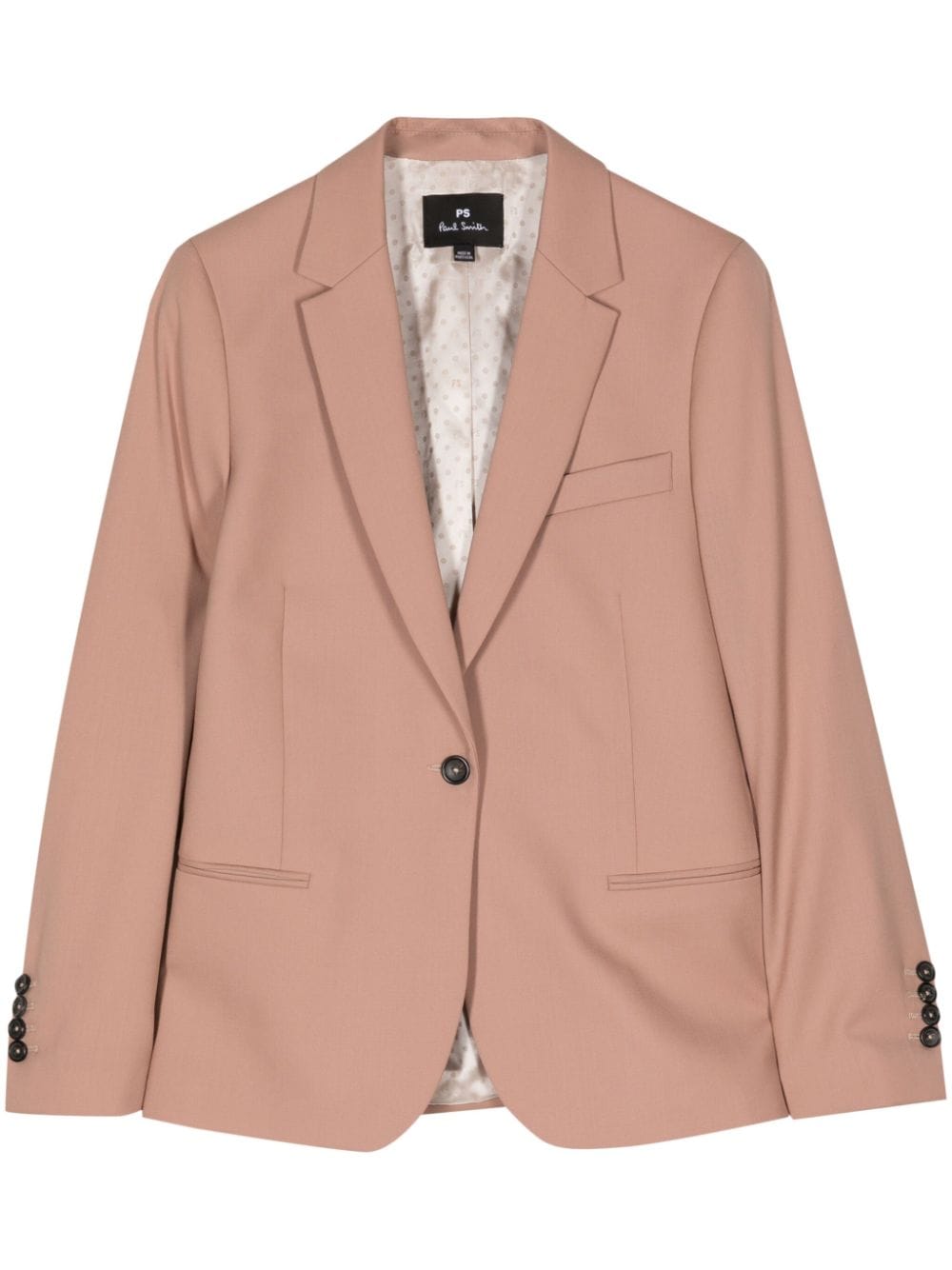 PS Paul Smith single-breasted wool blazer - Neutrals von PS Paul Smith