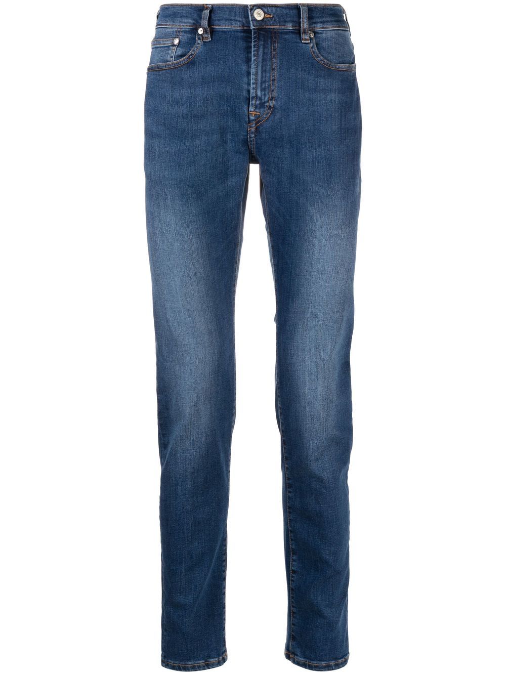 PS Paul Smith slim-fit mid-rise jeans - Blue von PS Paul Smith