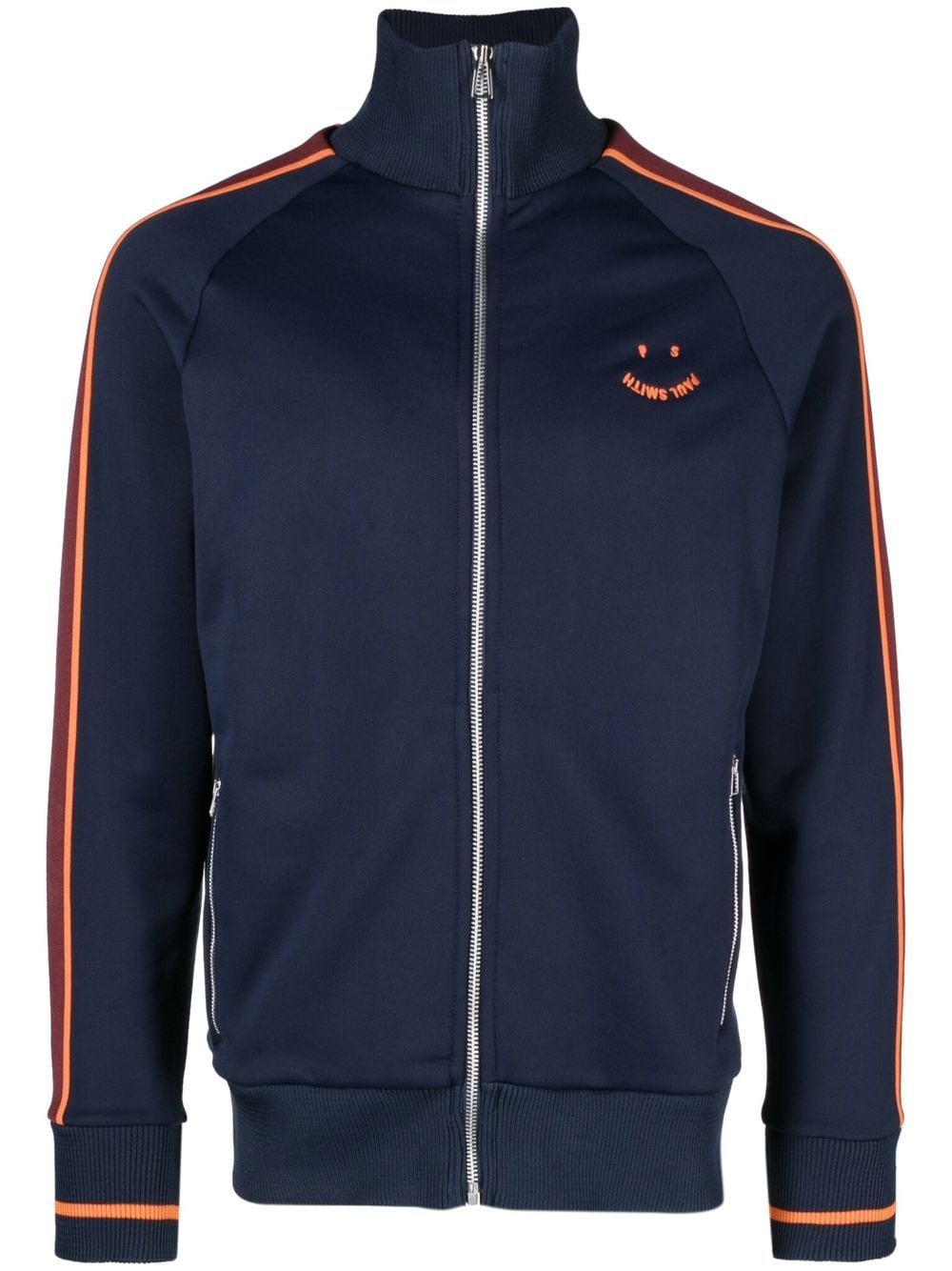PS Paul Smith smile-logo zipped track jacket - Blue von PS Paul Smith