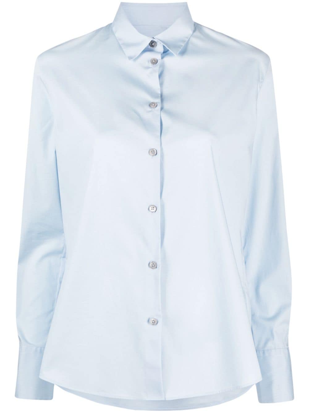 PS Paul Smith spread-collar poplin shirt - Blue von PS Paul Smith