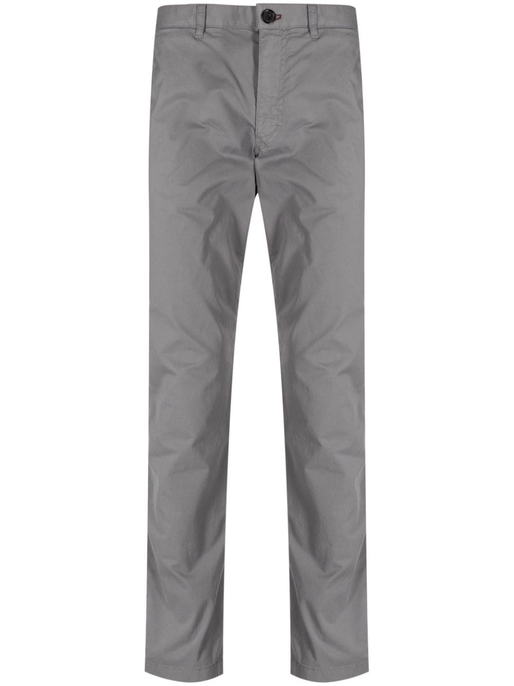 PS Paul Smith stretch-cotton straight-leg trousers - Grey von PS Paul Smith