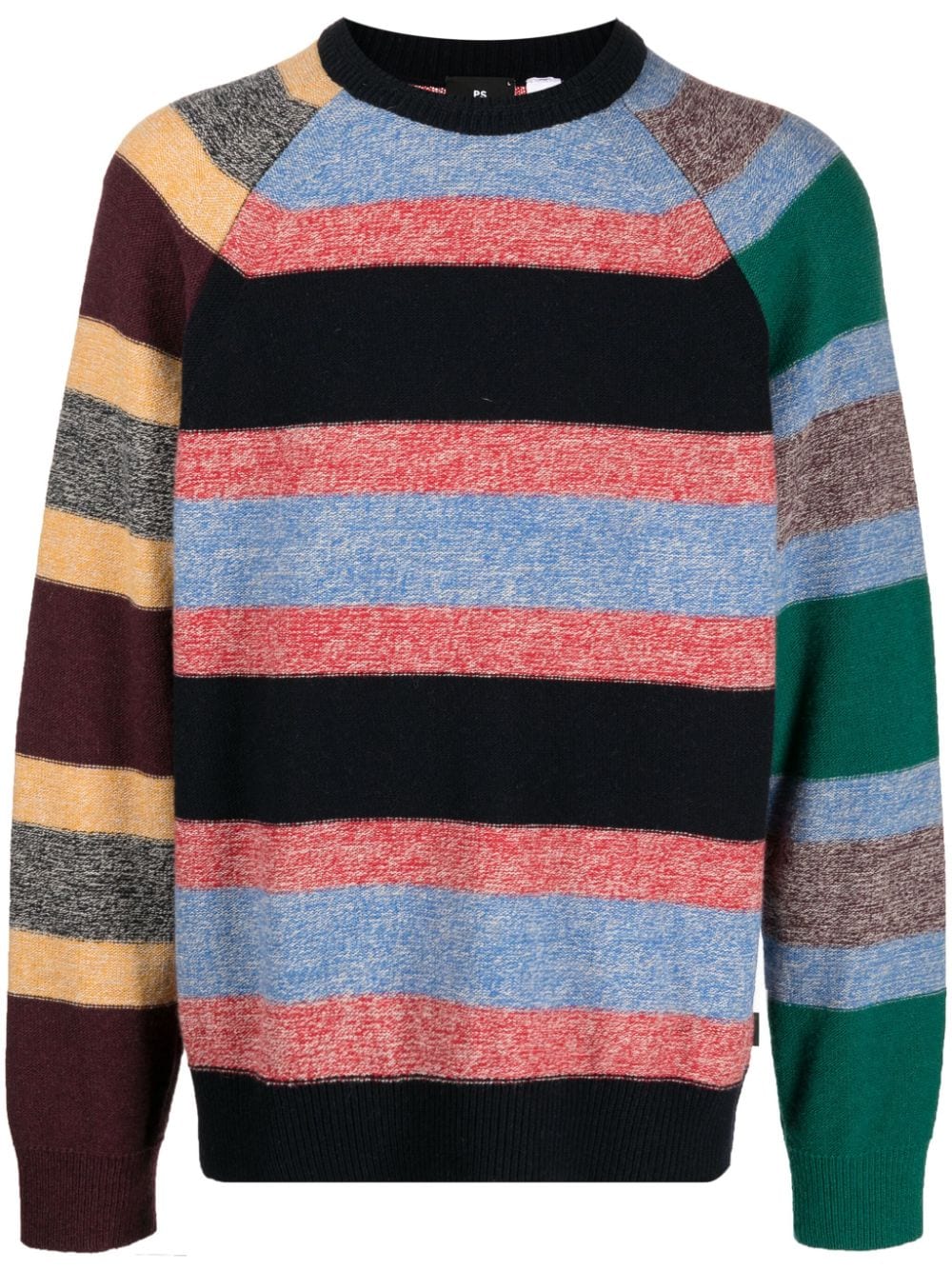 PS Paul Smith stripe-print crew-neck jumper - Multicolour von PS Paul Smith