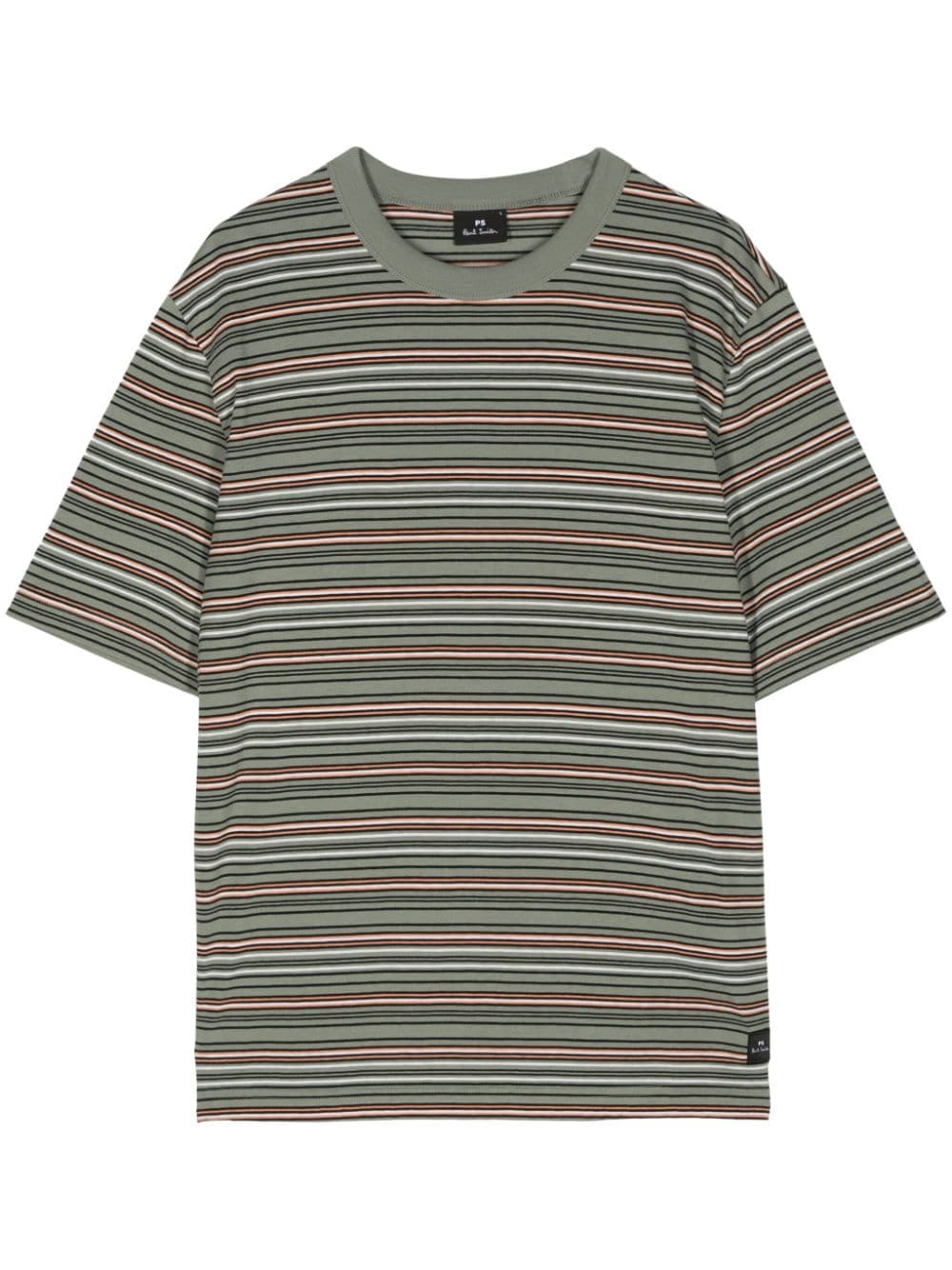 PS Paul Smith striped cotton T-shirt - Green von PS Paul Smith