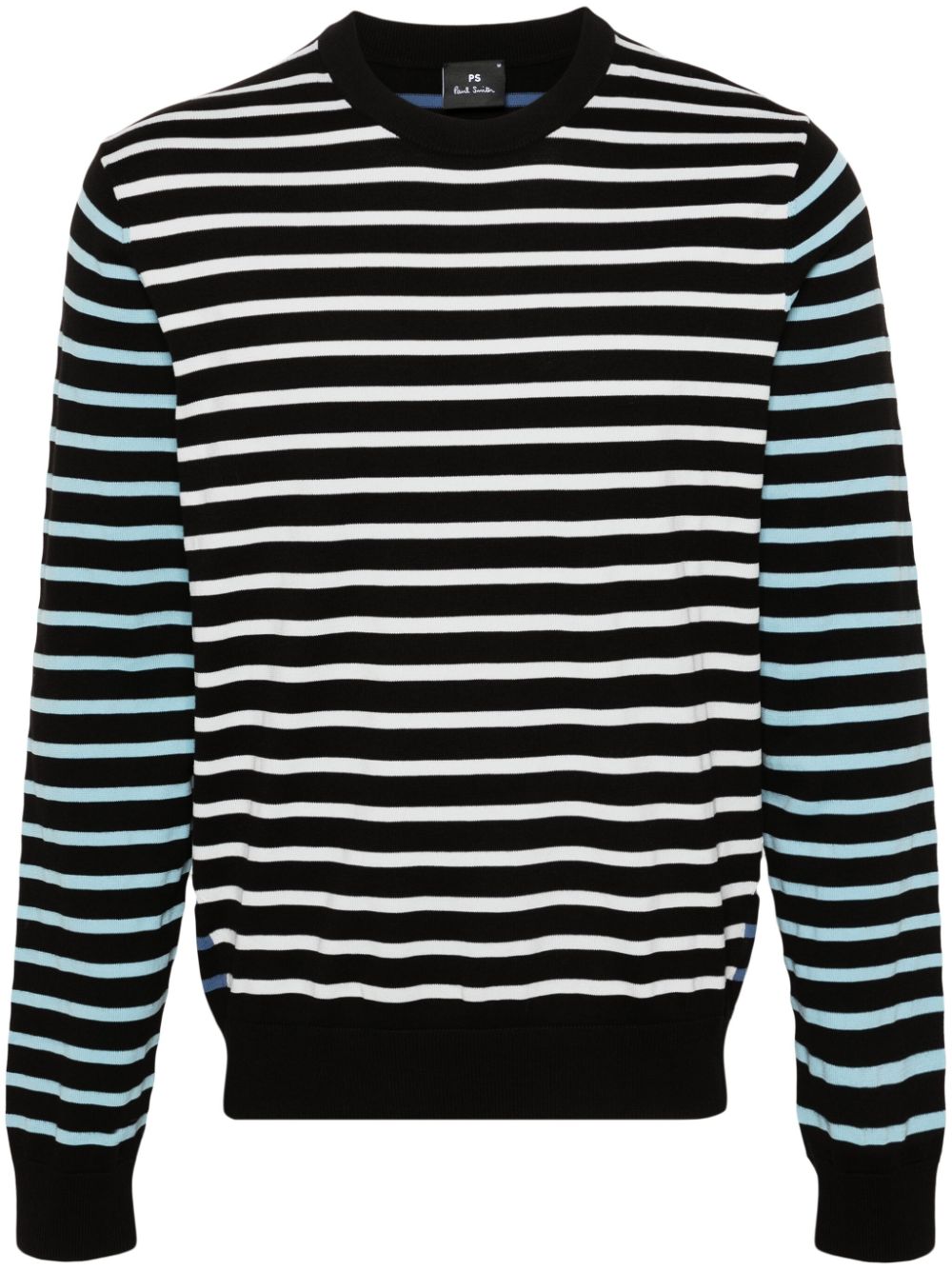 PS Paul Smith striped crew-neck jumper - Black von PS Paul Smith