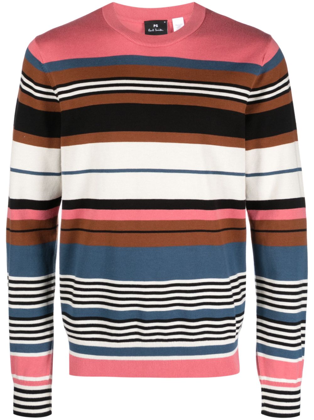 PS Paul Smith striped organic cotton jumper - Pink von PS Paul Smith