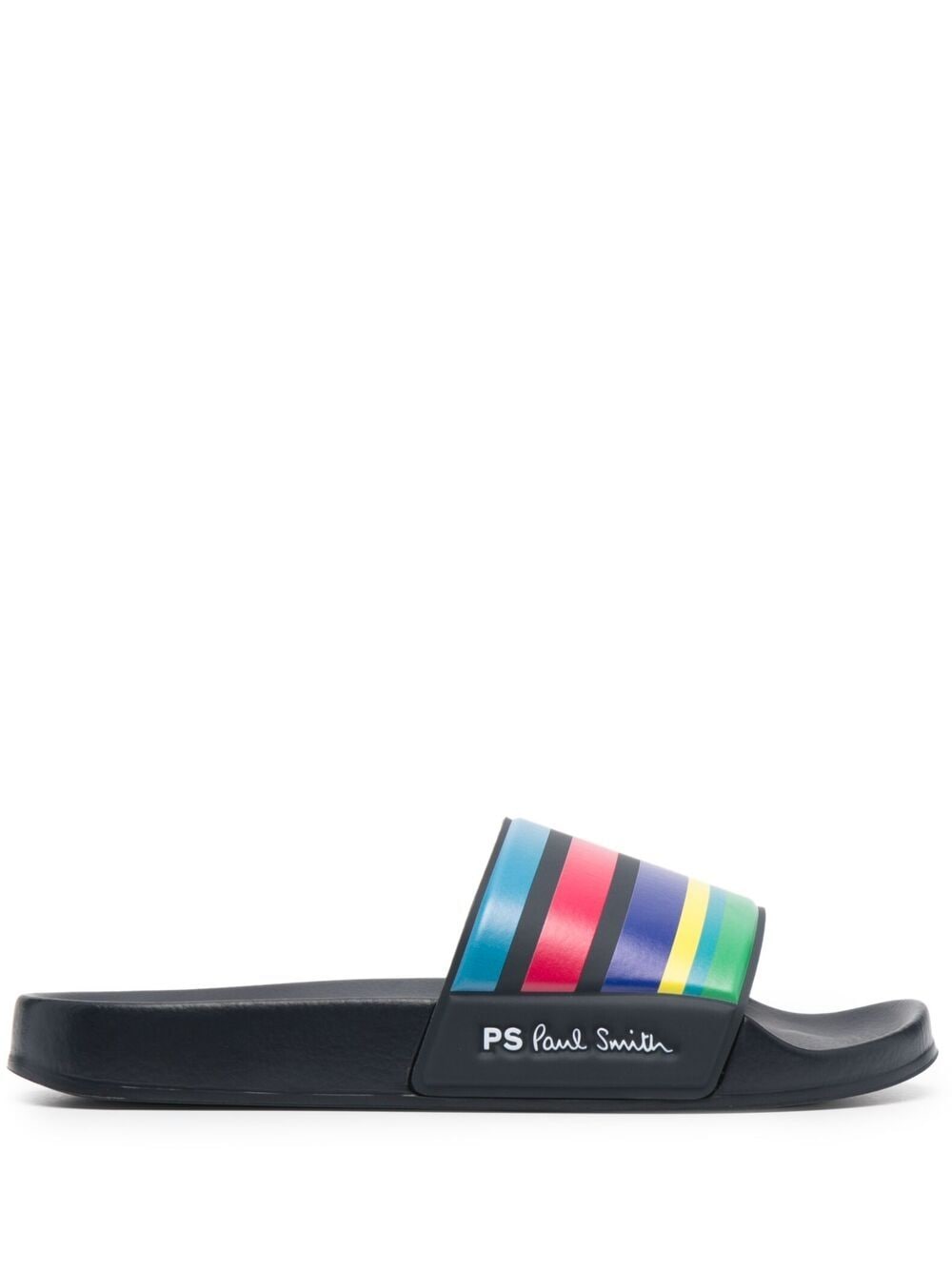 PS Paul Smith striped sliders - Blue von PS Paul Smith
