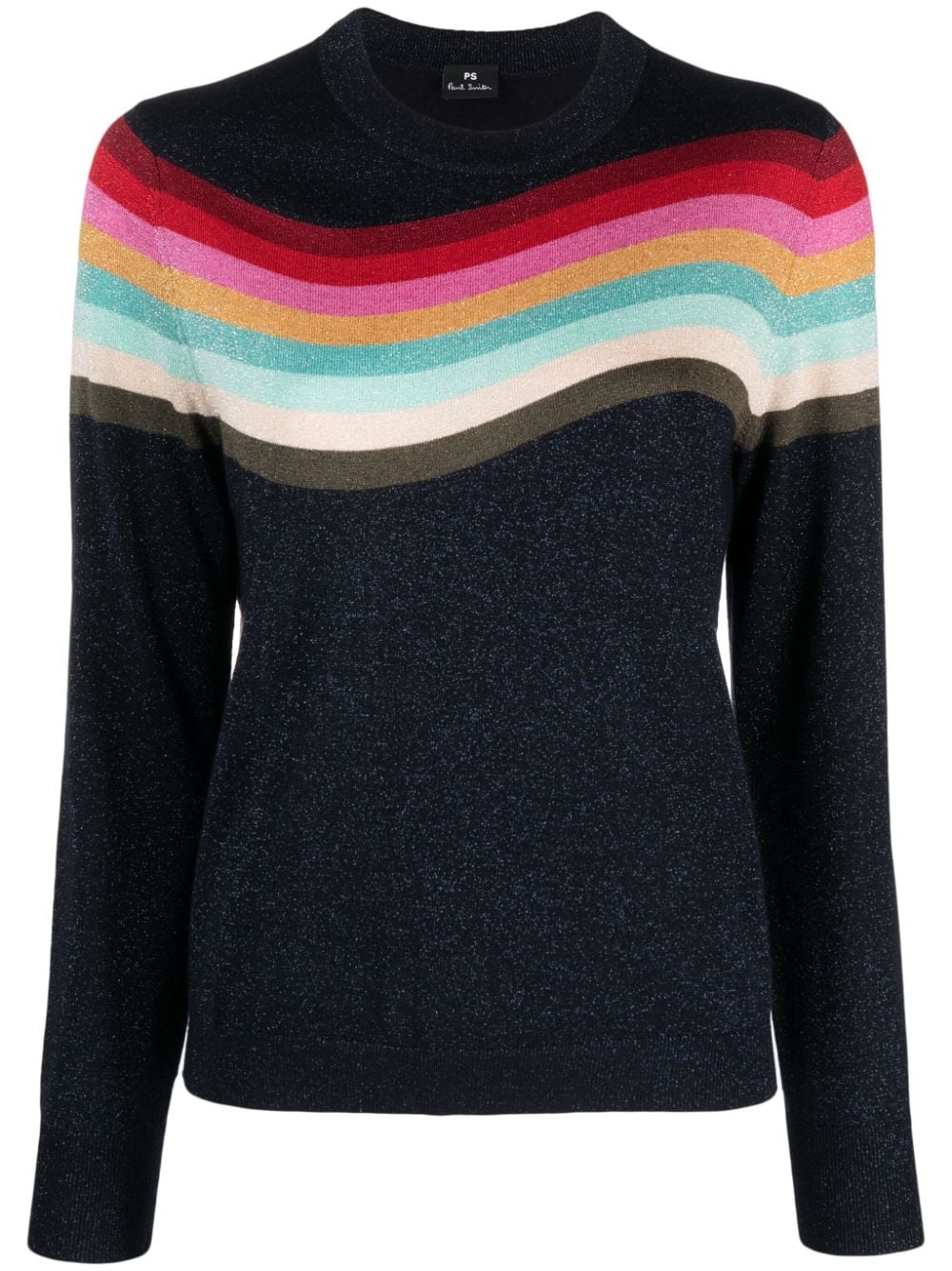 PS Paul Smith striped wool-blend jumper - Blue von PS Paul Smith