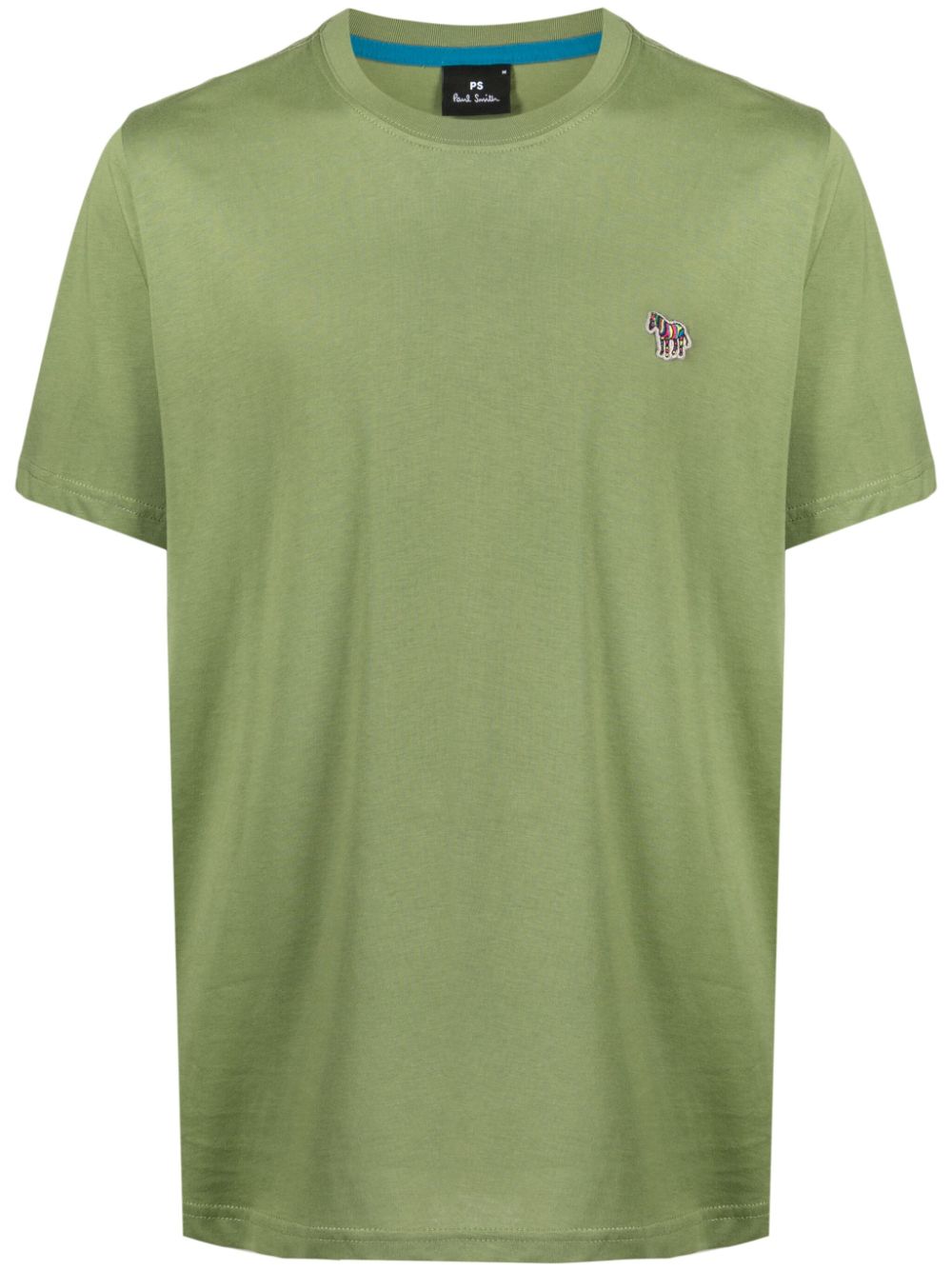 PS Paul Smith zebra logo-appliqué T-shirt - Green von PS Paul Smith