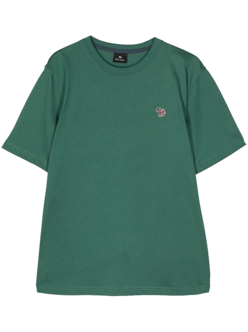 PS Paul Smith zebra-logo organic-cotton T-shirt - Green von PS Paul Smith