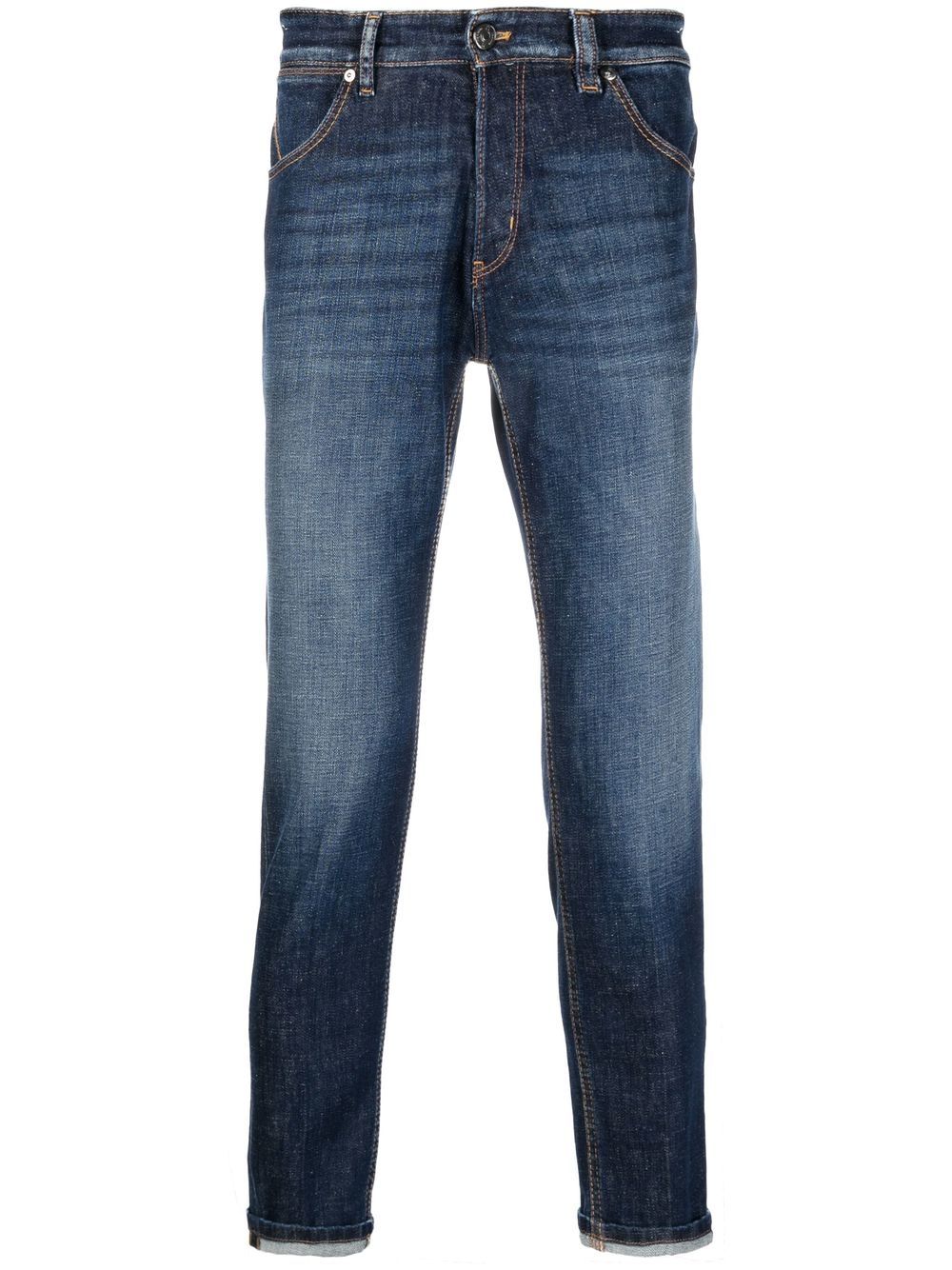 PT Torino mid-rise straight-leg jeans - Blue von PT Torino