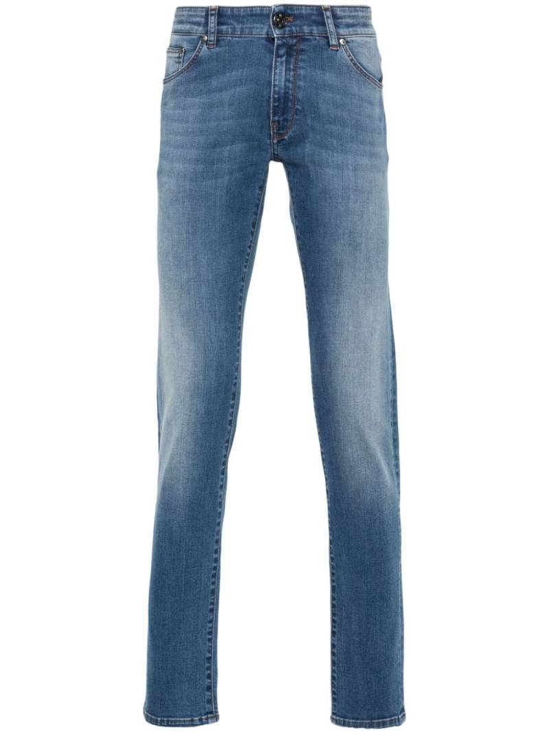 PT Torino Swing mid-rise slim-fit jeans - Blue von PT Torino