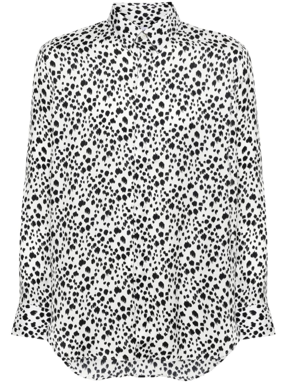 PT Torino animal-print long-sleeve shirt - White von PT Torino