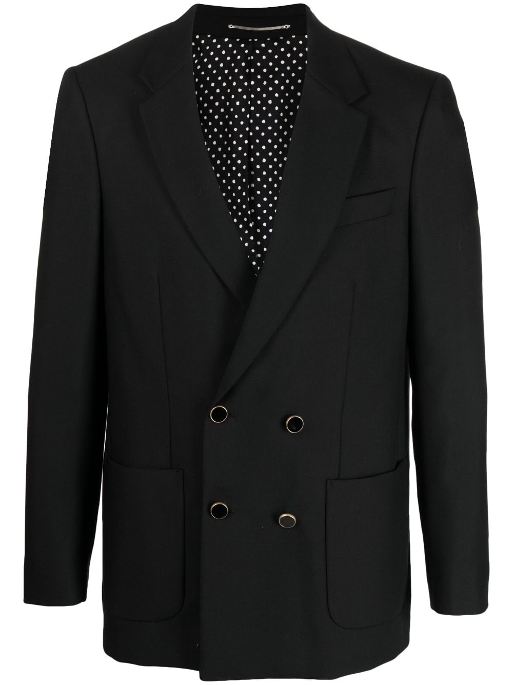 PT Torino double-breasted wool blazer - Black von PT Torino