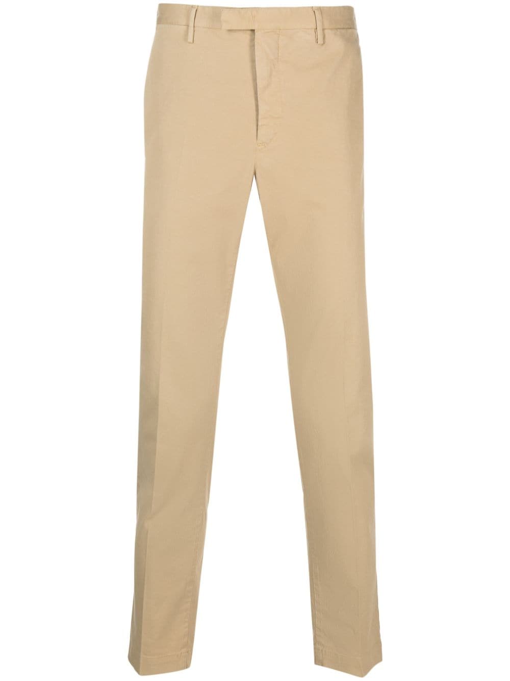 PT Torino mid-rise cotton chino trousers - Neutrals von PT Torino