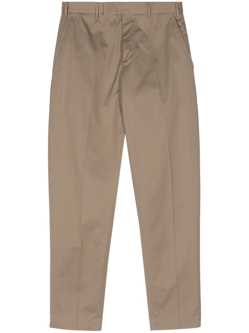 PT Torino mid-rise cotton chino trousers - Neutrals von PT Torino