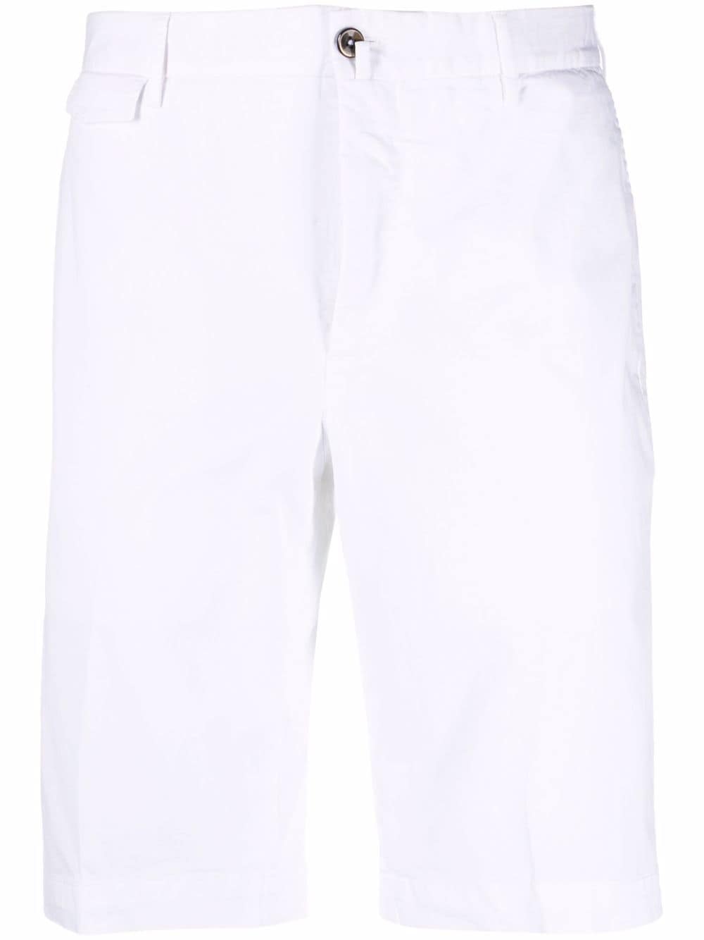 PT Torino mid-rise straight shorts - White von PT Torino