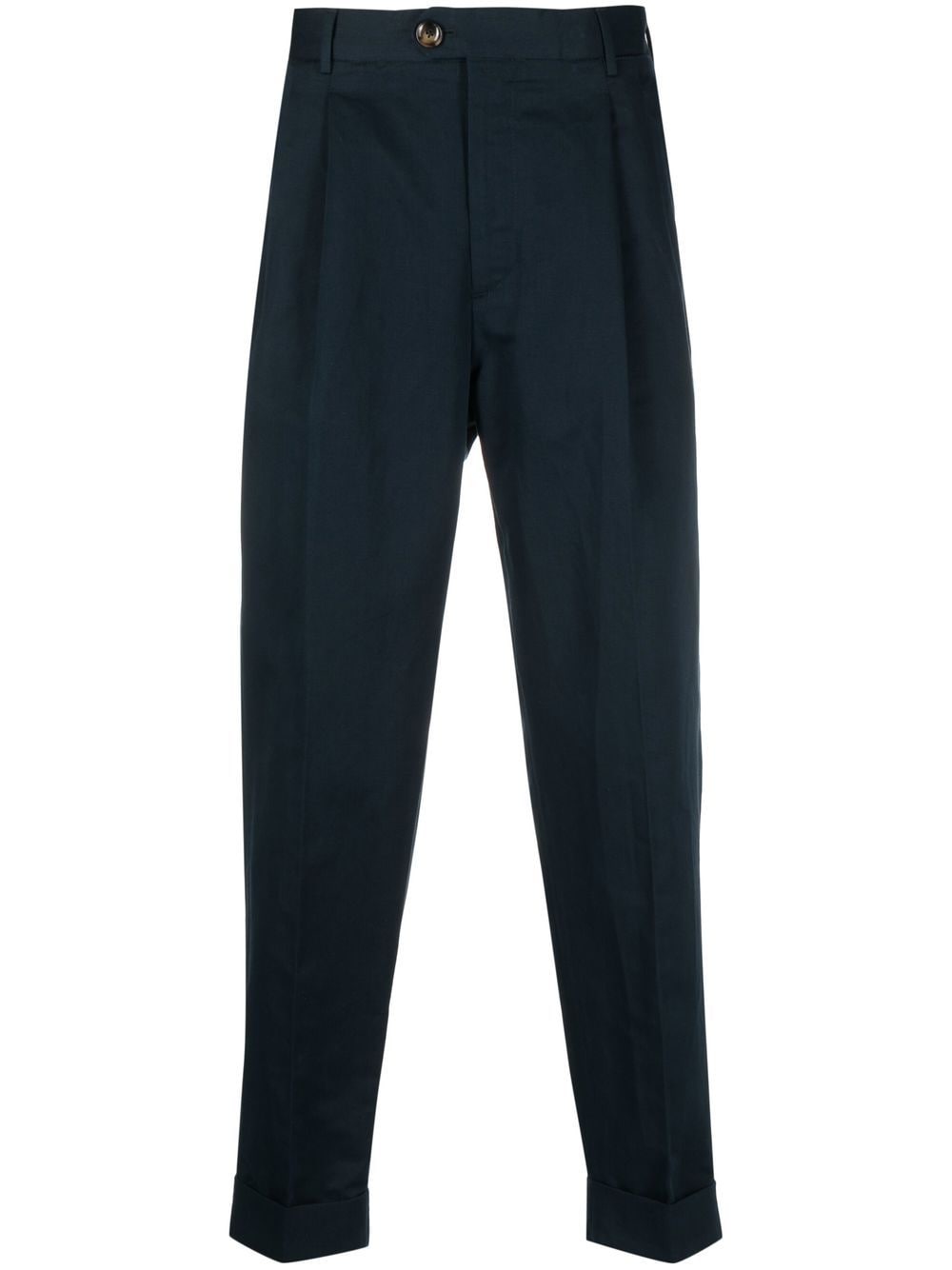 PT Torino pleat-detail chino trousers - Blue von PT Torino