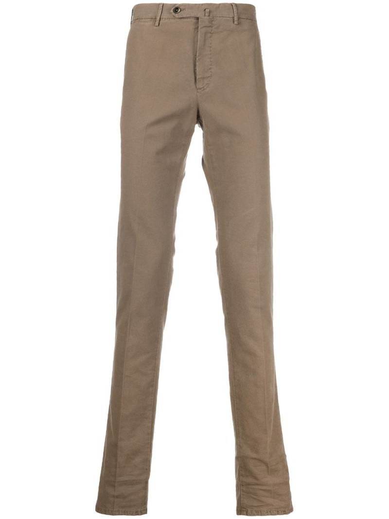 PT Torino slim-cut chino trousers - Brown von PT Torino