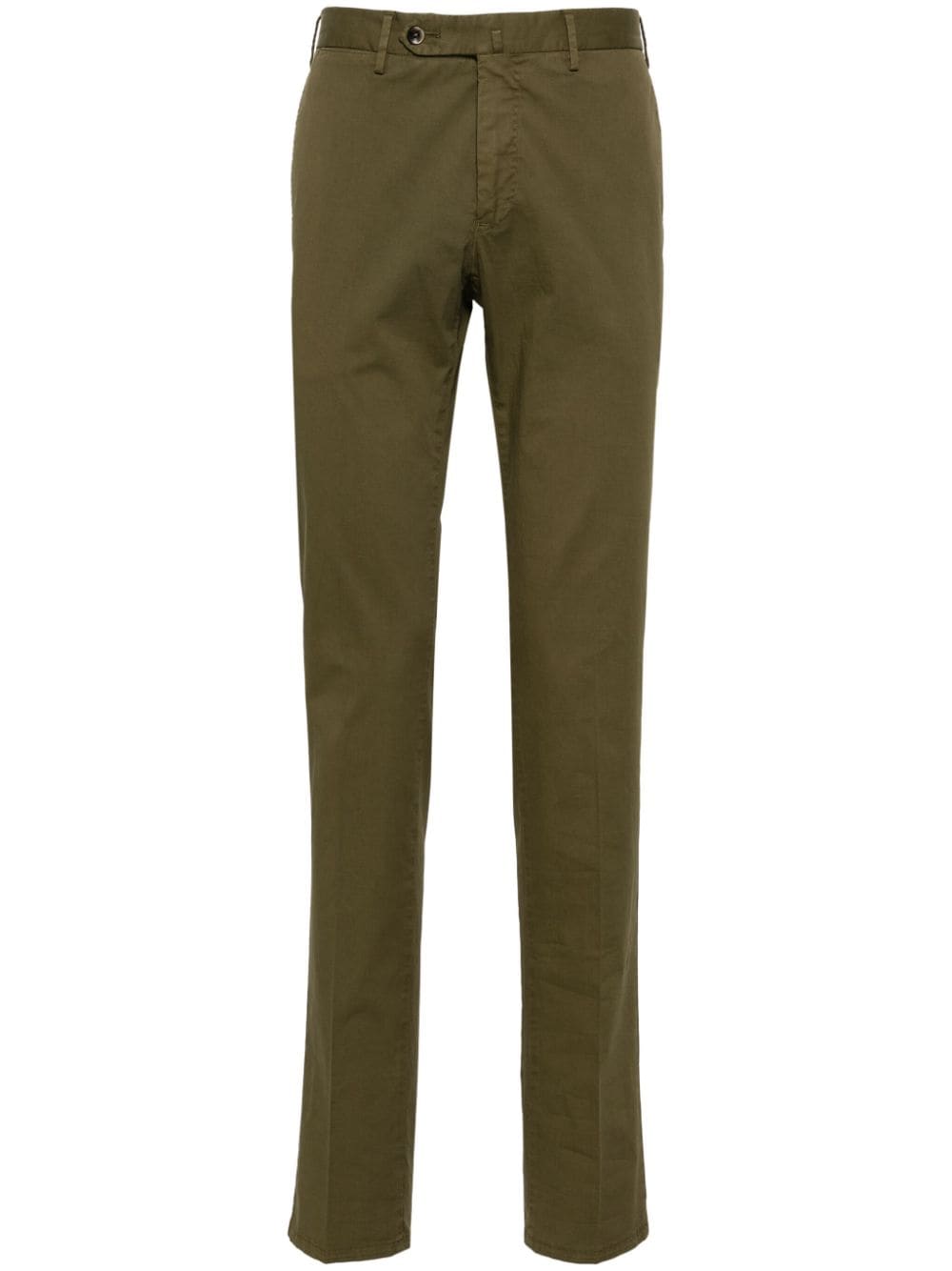 PT Torino stretch-cotton twill trousers - Green von PT Torino