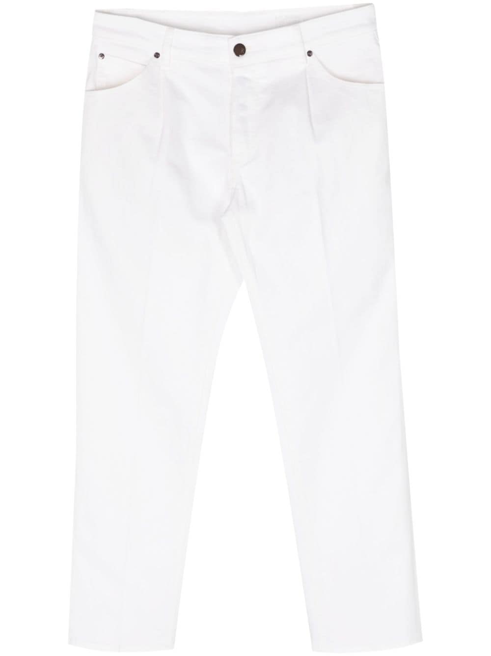 PT Torino tapered-leg cotton jeans - White von PT Torino