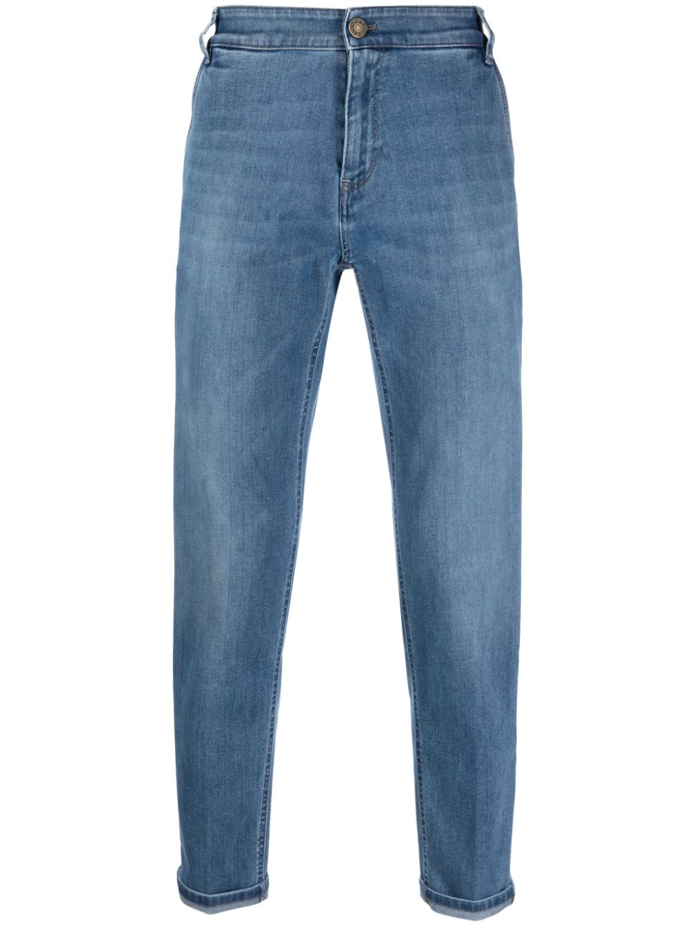 PT Torino tapered-leg cropped jeans - Blue von PT Torino