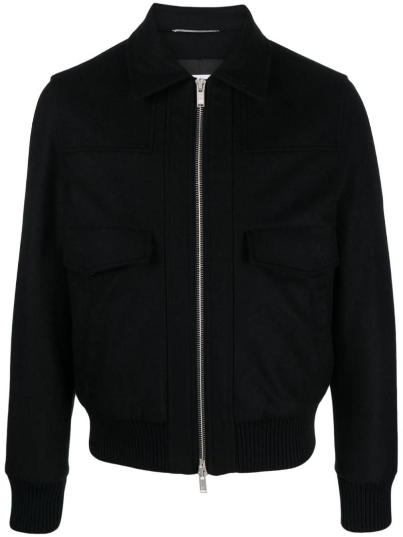 PT Torino wool blend shirt jacket - Black von PT Torino