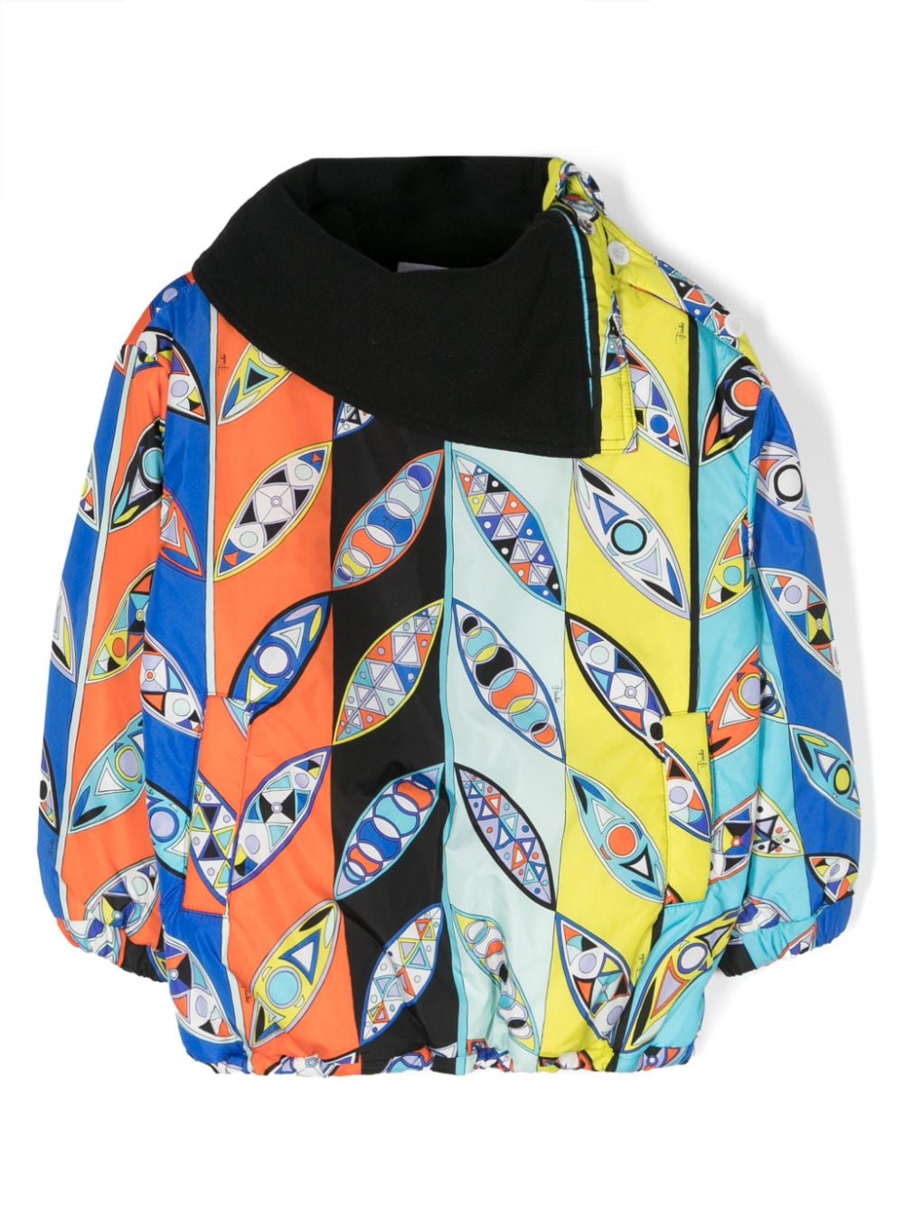 PUCCI Junior Girandole-print padded jacket - Blue von PUCCI Junior