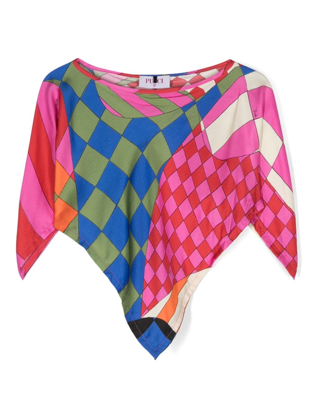 PUCCI Junior geometric-print blouse - Pink von PUCCI Junior