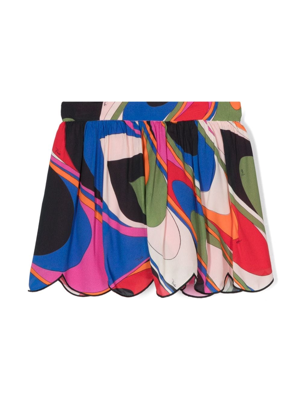 PUCCI Junior geometric-print crepe shorts - Pink von PUCCI Junior